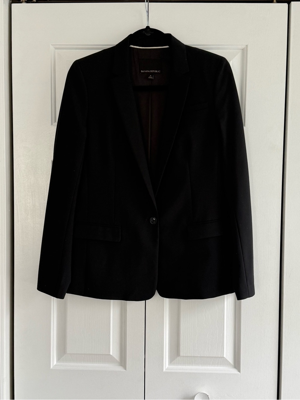 Banana Republic Black Women's Single-Button Blazer